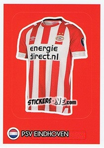 Sticker PSV Eindhoven - Shirt - FIFA 365: 2018-2019. Grey backs - Panini