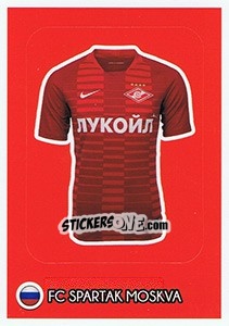 Sticker FC Spartak Moskva - Shirt - FIFA 365: 2018-2019. Grey backs - Panini
