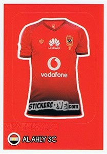 Sticker Al Ahly SC - Shirt - FIFA 365: 2018-2019. Grey backs - Panini
