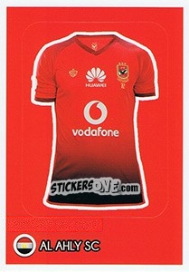 Sticker Al Ahly SC - Shirt - FIFA 365: 2018-2019. Grey backs n. 45 - Panini