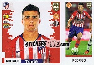 Sticker Rodri - FIFA 365: 2018-2019. Grey backs n. 71 - Panini