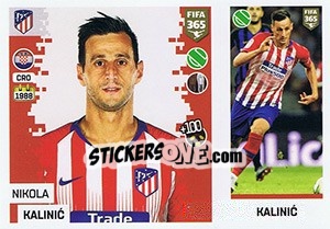Sticker Nikola Kalinic - FIFA 365: 2018-2019. Grey backs n. 77 - Panini