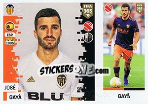 Sticker José Gayà - FIFA 365: 2018-2019. Grey backs - Panini