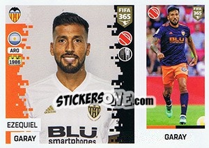 Sticker Ezequiel Garay - FIFA 365: 2018-2019. Grey backs - Panini