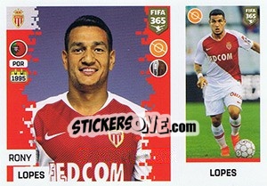 Cromo Rony Lopes - FIFA 365: 2018-2019. Grey backs - Panini