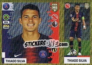 Cromo Thiago Silva - FIFA 365: 2018-2019. Grey backs - Panini