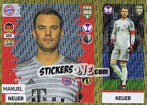 Figurina Manuel Neuer - FIFA 365: 2018-2019. Grey backs - Panini