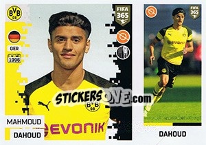 Sticker Mahmoud Dahoud - FIFA 365: 2018-2019. Grey backs n. 183 - Panini