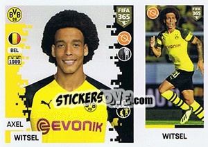 Sticker Axel Witsel - FIFA 365: 2018-2019. Grey backs - Panini