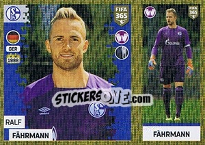 Sticker Ralf Fährmann - FIFA 365: 2018-2019. Grey backs - Panini