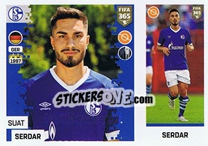 Sticker Suat Serdar - FIFA 365: 2018-2019. Grey backs - Panini