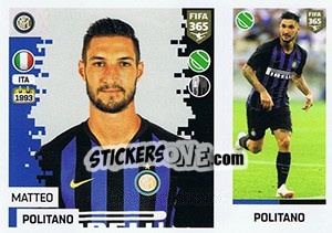 Figurina Matteo Politano - FIFA 365: 2018-2019. Grey backs - Panini