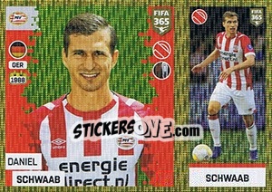 Sticker Daniel Schwaab - FIFA 365: 2018-2019. Grey backs - Panini