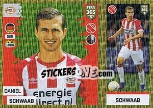 Cromo Daniel Schwaab - FIFA 365: 2018-2019. Grey backs - Panini