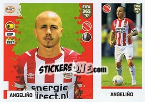 Sticker Angeliño - FIFA 365: 2018-2019. Grey backs - Panini