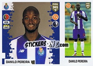 Sticker Danilo Pereira - FIFA 365: 2018-2019. Grey backs - Panini
