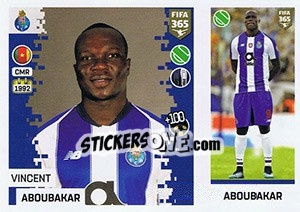 Sticker Vincent Aboubakar - FIFA 365: 2018-2019. Grey backs - Panini