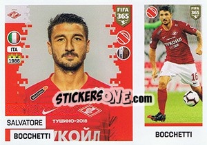 Figurina Salvatore Bocchetti - FIFA 365: 2018-2019. Grey backs - Panini