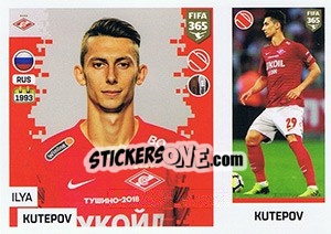 Sticker Ilya Kutepov - FIFA 365: 2018-2019. Grey backs - Panini