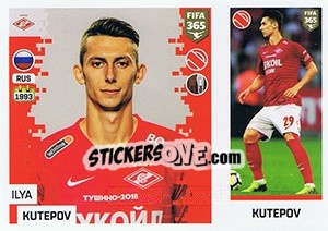 Cromo Ilya Kutepov - FIFA 365: 2018-2019. Grey backs - Panini