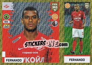 Cromo Fernando - FIFA 365: 2018-2019. Grey backs - Panini