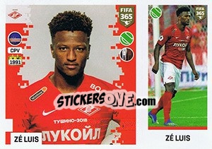 Sticker Zé Luís - FIFA 365: 2018-2019. Grey backs - Panini