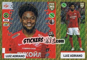 Sticker Luiz Adriano - FIFA 365: 2018-2019. Grey backs - Panini
