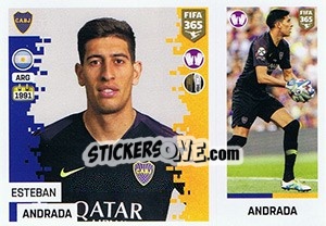 Sticker Esteban Andrada - FIFA 365: 2018-2019. Grey backs - Panini