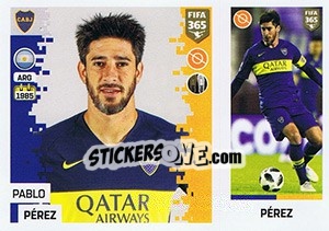 Sticker Pablo Pérez - FIFA 365: 2018-2019. Grey backs - Panini