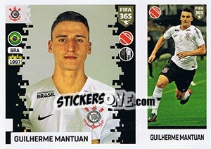 Sticker Guilherme Mantuan - FIFA 365: 2018-2019. Grey backs - Panini