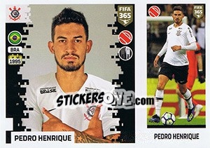 Sticker Pedro Henrique - FIFA 365: 2018-2019. Grey backs - Panini
