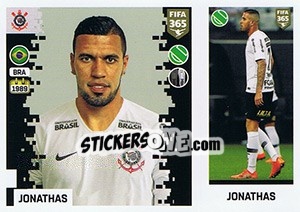 Cromo Jonathas - FIFA 365: 2018-2019. Grey backs - Panini