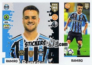 Sticker Ramiro - FIFA 365: 2018-2019. Grey backs - Panini