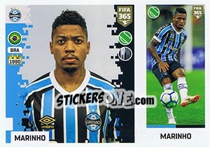 Sticker Marinho - FIFA 365: 2018-2019. Grey backs - Panini