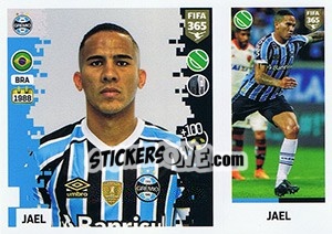 Sticker Jael - FIFA 365: 2018-2019. Grey backs - Panini