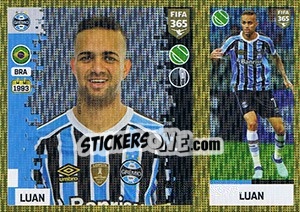 Sticker Luan - FIFA 365: 2018-2019. Grey backs - Panini