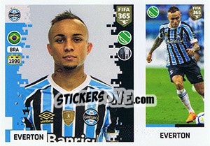 Sticker Everton - FIFA 365: 2018-2019. Grey backs n. 350 - Panini
