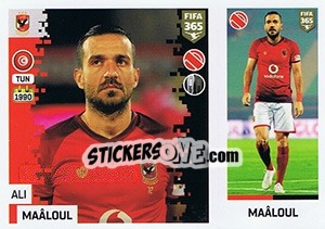Sticker Ali Maâloul - FIFA 365: 2018-2019. Grey backs - Panini