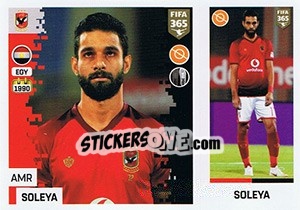 Cromo Amr Soleya - FIFA 365: 2018-2019. Grey backs - Panini