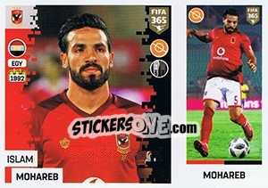 Figurina Islam Mohareb - FIFA 365: 2018-2019. Grey backs - Panini