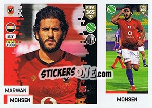 Sticker Marwan Mohsen - FIFA 365: 2018-2019. Grey backs - Panini