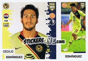 Sticker Cecilio Domínguez - FIFA 365: 2018-2019. Grey backs - Panini
