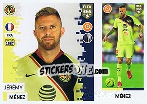 Cromo Jérémy Ménez - FIFA 365: 2018-2019. Grey backs - Panini