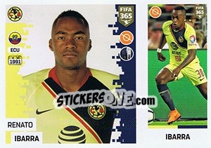 Sticker Renato Ibarra - FIFA 365: 2018-2019. Grey backs - Panini