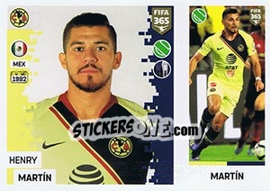 Sticker Henry Martín - FIFA 365: 2018-2019. Grey backs - Panini