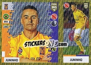 Sticker Juninho - FIFA 365: 2018-2019. Grey backs - Panini