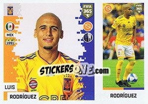 Sticker Luis Rodríguez - FIFA 365: 2018-2019. Grey backs - Panini