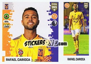 Sticker Rafael Carioca - FIFA 365: 2018-2019. Grey backs - Panini