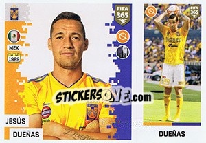 Sticker Jesús Dueñas - FIFA 365: 2018-2019. Grey backs - Panini