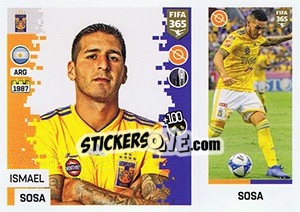 Sticker Ismael Sosa - FIFA 365: 2018-2019. Grey backs - Panini